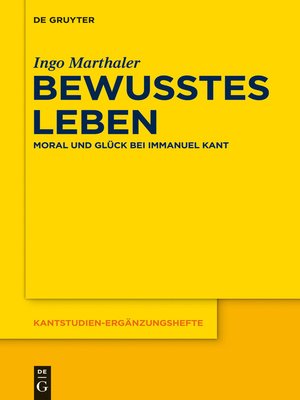cover image of Bewusstes Leben
